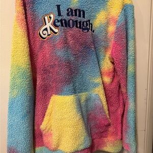 Colorful Tie-Dye Sherpa Hoodie